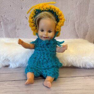 Vintage Deluxe Reading K211 Blonde Hair Doll Bottom Teeth 7” (SKU: 113TO)